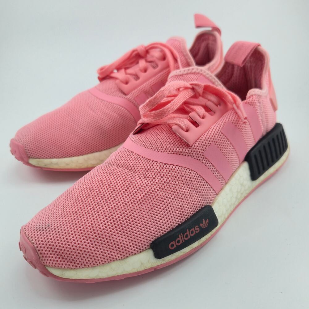 Adidas NMD_R1 B42086 Women's Size 7 Pink White Sneakers